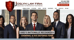 Desktop Screenshot of criminalattorneycolumbus.com